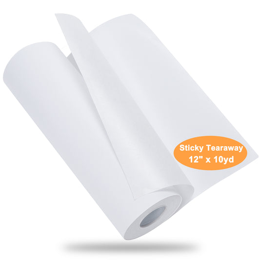 New brothread Sticky Self-Adhesive Tear Away Embroidery Stabilizer Backing