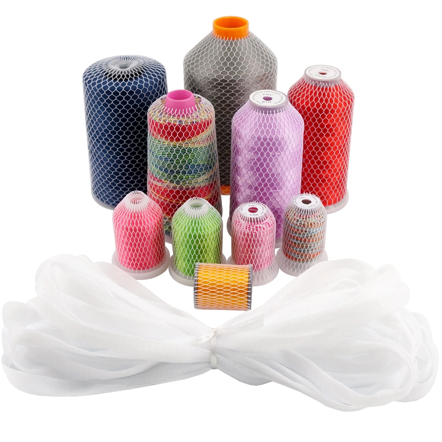 New Brothread Thread Net Spool Saver for Different Sizes of Embroidery Sewing Quilting and Serger Thread