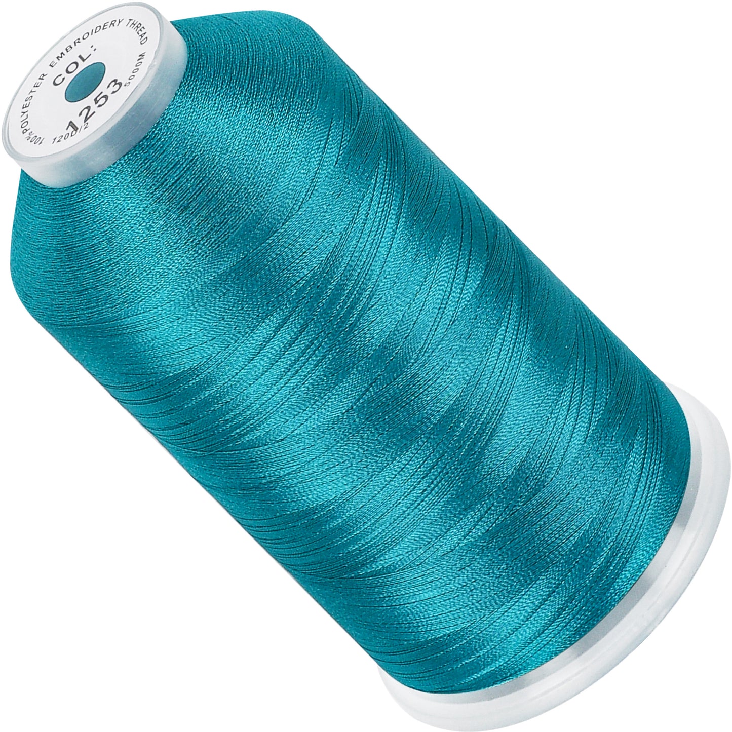 New brothread 100% Polyester with High Sheen Embroidery Thread, 5000M, 40WT(120D/2) 150+ Colors Selected for Commercial Multi Needles and Single Needle Embroidery Machine