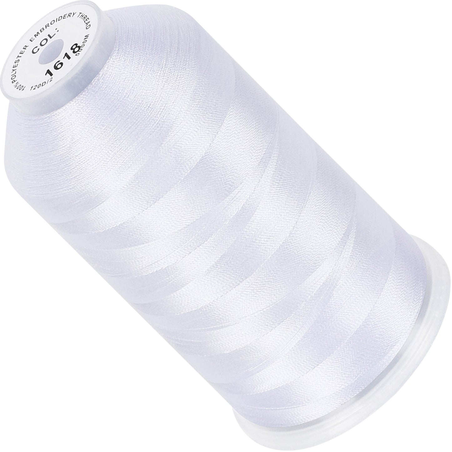 New brothread 100% Polyester with High Sheen Embroidery Thread, 5000M, 40WT(120D/2) 150+ Colors Selected for Commercial Multi Needles and Single Needle Embroidery Machine