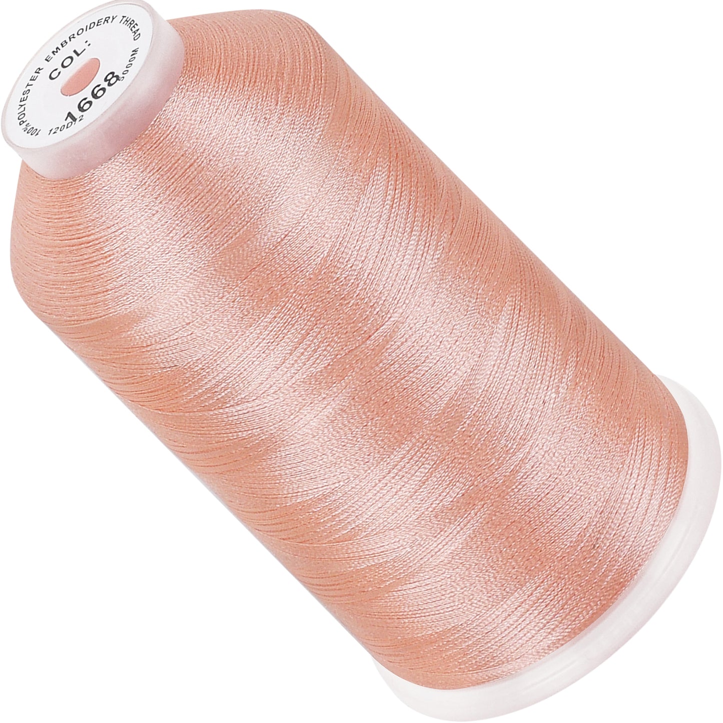 New brothread 100% Polyester with High Sheen Embroidery Thread, 5000M, 40WT(120D/2) 150+ Colors Selected for Commercial Multi Needles and Single Needle Embroidery Machine