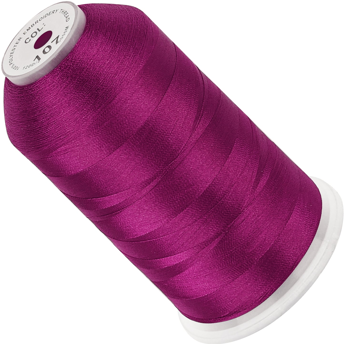 New brothread 100% Polyester with High Sheen Embroidery Thread, 5000M, 40WT(120D/2) 150+ Colors Selected for Commercial Multi Needles and Single Needle Embroidery Machine