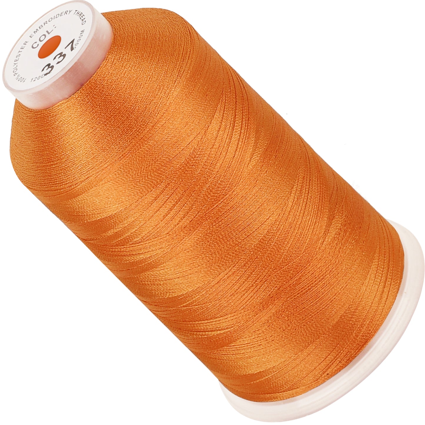 New brothread 100% Polyester with High Sheen Embroidery Thread, 5000M, 40WT(120D/2) 150+ Colors Selected for Commercial Multi Needles and Single Needle Embroidery Machine