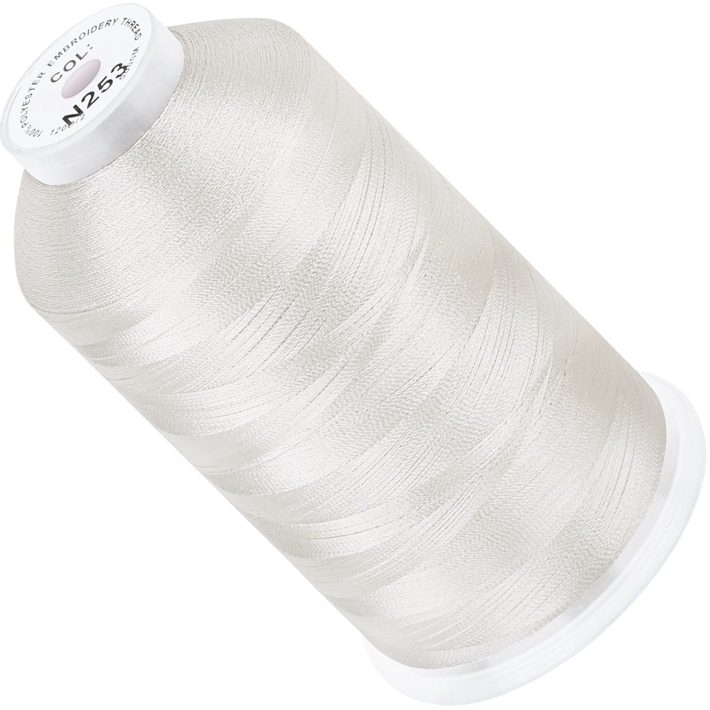 New brothread 100% Polyester with High Sheen Embroidery Thread, 5000M, 40WT(120D/2) 150+ Colors Selected for Commercial Multi Needles and Single Needle Embroidery Machine