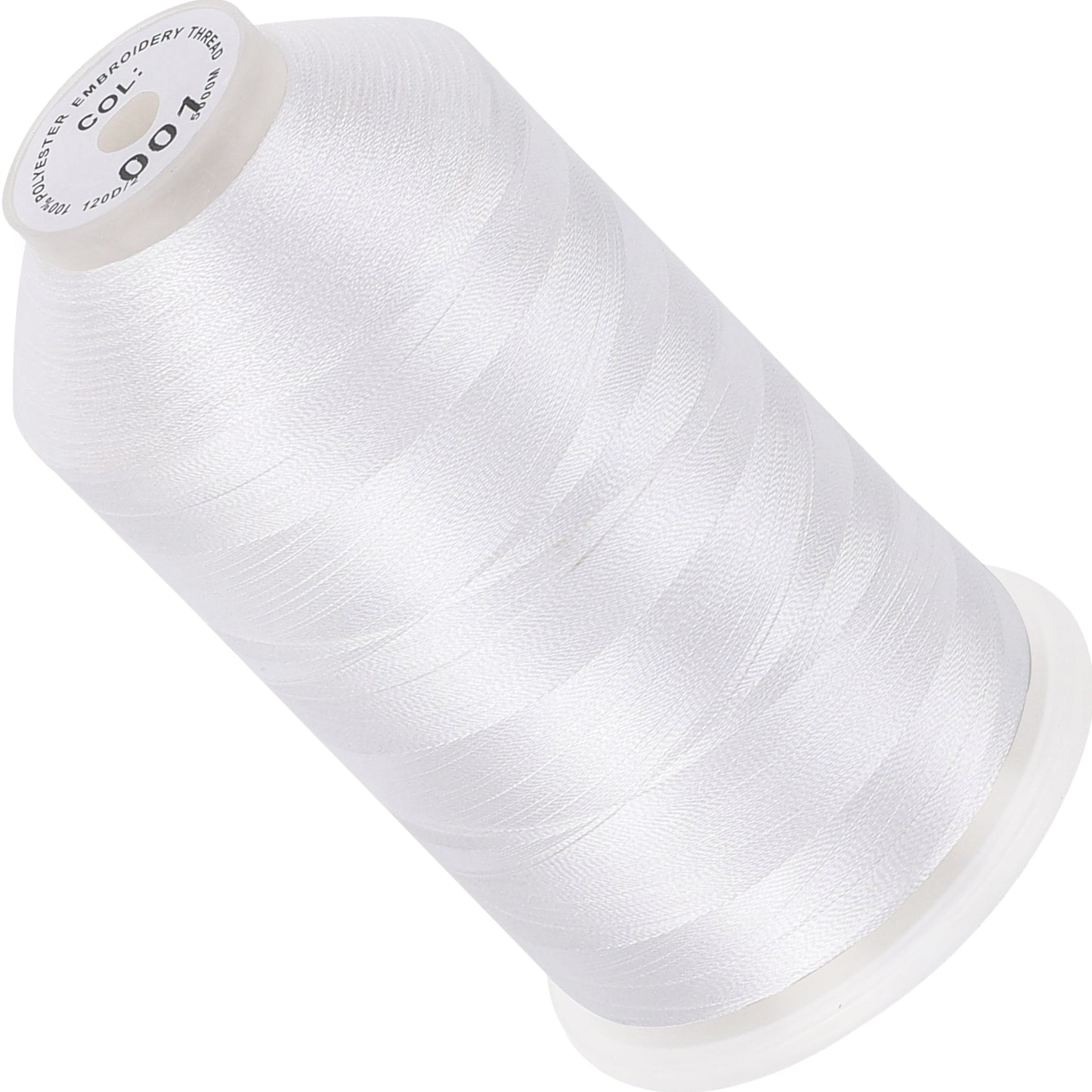 New brothread 100% Polyester with High Sheen Embroidery Thread, 5000M, 40WT(120D/2) 150+ Colors Selected for Commercial Multi Needles and Single Needle Embroidery Machine