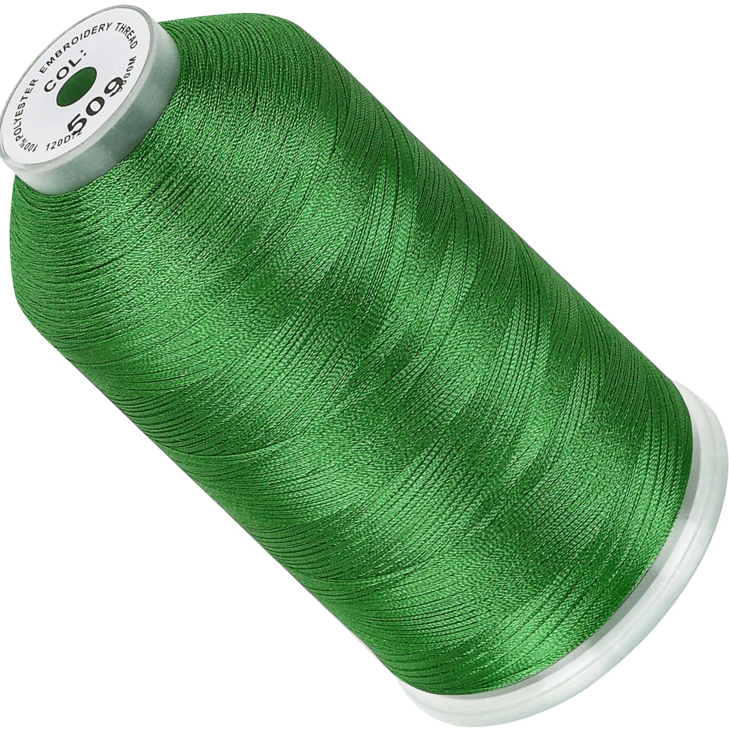 New brothread 100% Polyester with High Sheen Embroidery Thread, 5000M, 40WT(120D/2) 150+ Colors Selected for Commercial Multi Needles and Single Needle Embroidery Machine