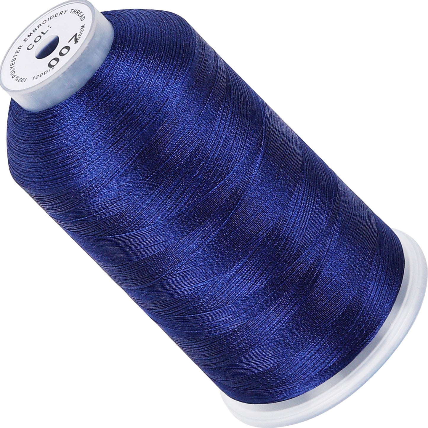 New brothread 100% Polyester with High Sheen Embroidery Thread, 5000M, 40WT(120D/2) 150+ Colors Selected for Commercial Multi Needles and Single Needle Embroidery Machine