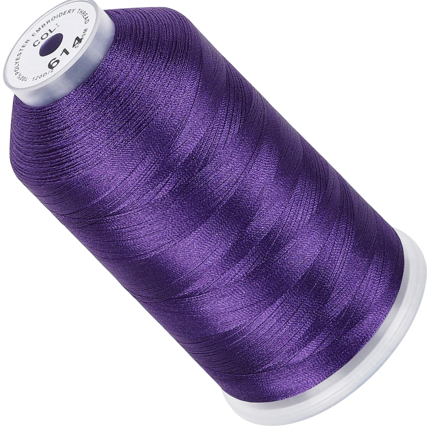 New brothread 100% Polyester with High Sheen Embroidery Thread, 5000M, 40WT(120D/2) 150+ Colors Selected for Commercial Multi Needles and Single Needle Embroidery Machine
