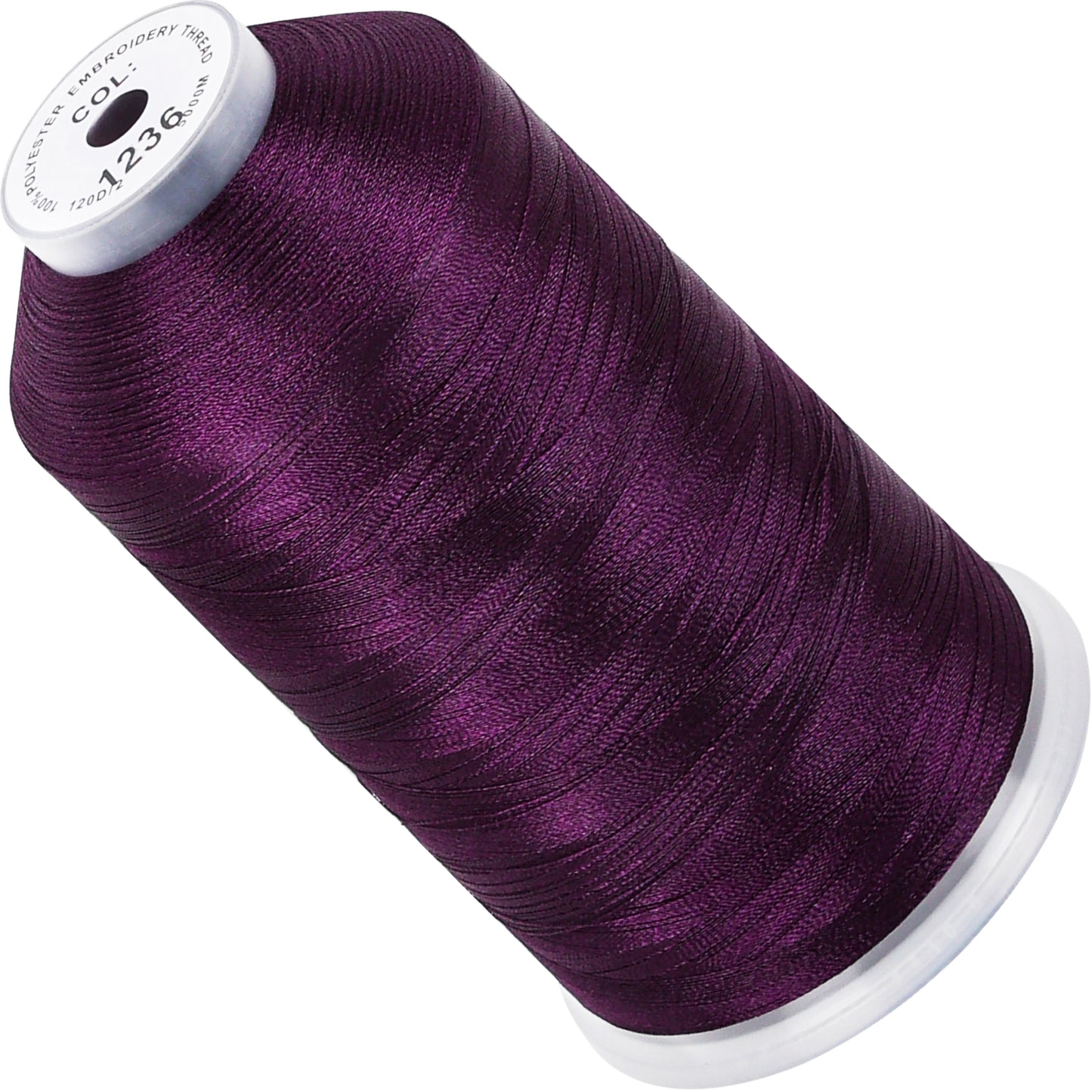 New brothread 100% Polyester with High Sheen Embroidery Thread, 5000M, 40WT(120D/2) 150+ Colors Selected for Commercial Multi Needles and Single Needle Embroidery Machine