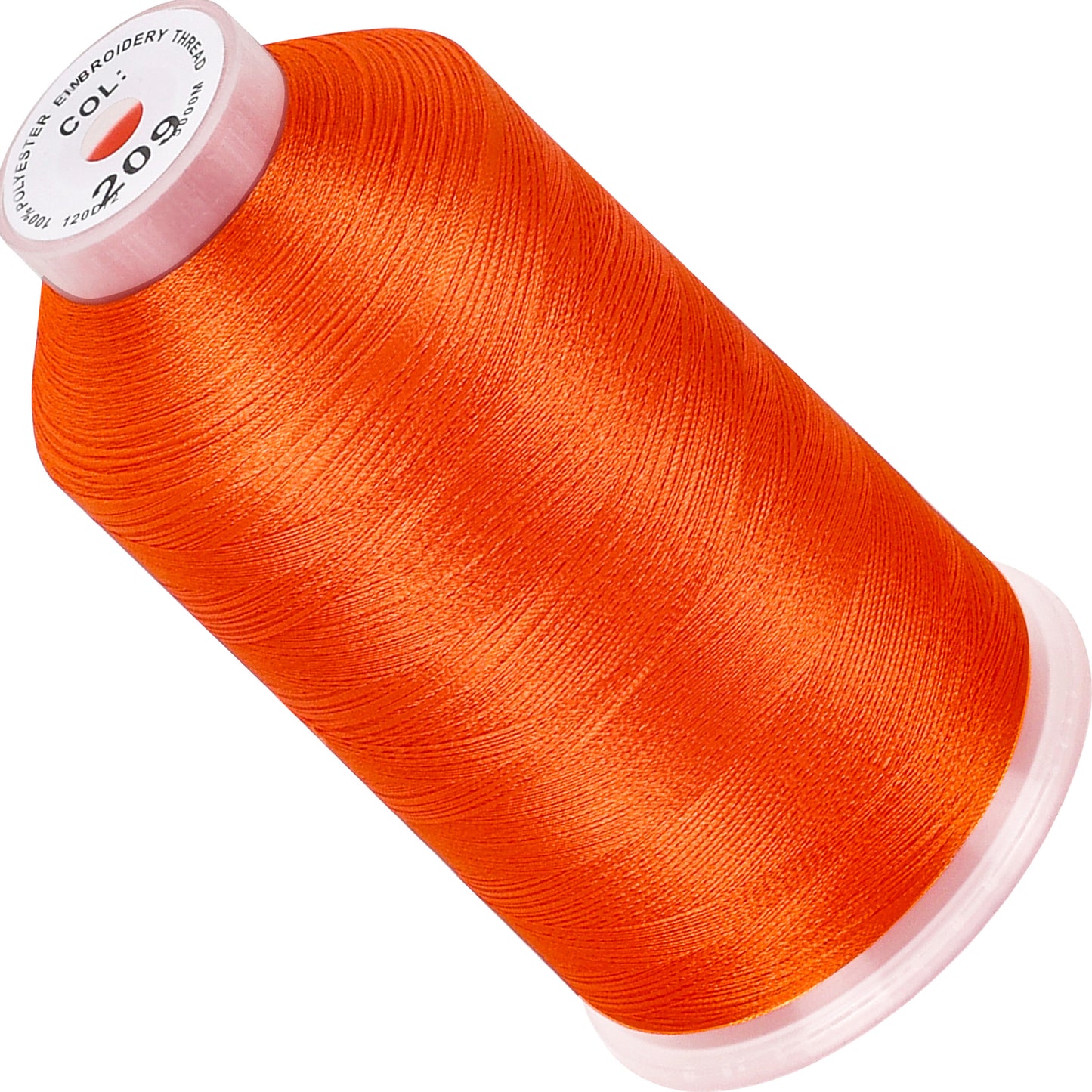 New brothread 100% Polyester with High Sheen Embroidery Thread, 5000M, 40WT(120D/2) 150+ Colors Selected for Commercial Multi Needles and Single Needle Embroidery Machine