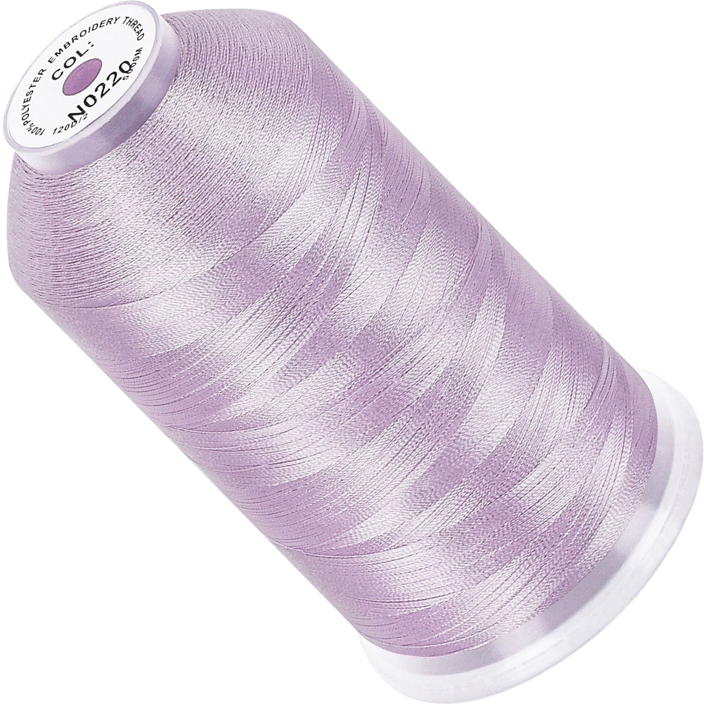 New brothread 100% Polyester with High Sheen Embroidery Thread, 5000M, 40WT(120D/2) 150+ Colors Selected for Commercial Multi Needles and Single Needle Embroidery Machine