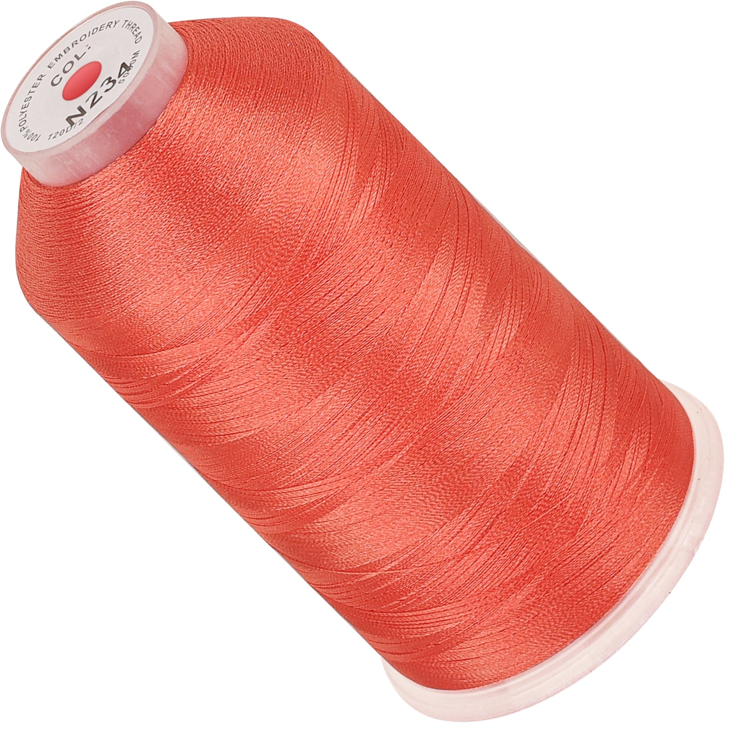 New brothread 100% Polyester with High Sheen Embroidery Thread, 5000M, 40WT(120D/2) 150+ Colors Selected for Commercial Multi Needles and Single Needle Embroidery Machine