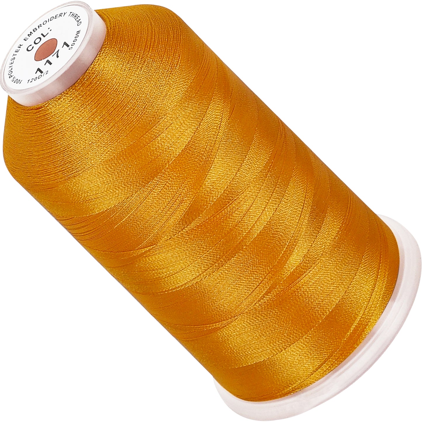 New brothread 100% Polyester with High Sheen Embroidery Thread, 5000M, 40WT(120D/2) 150+ Colors Selected for Commercial Multi Needles and Single Needle Embroidery Machine