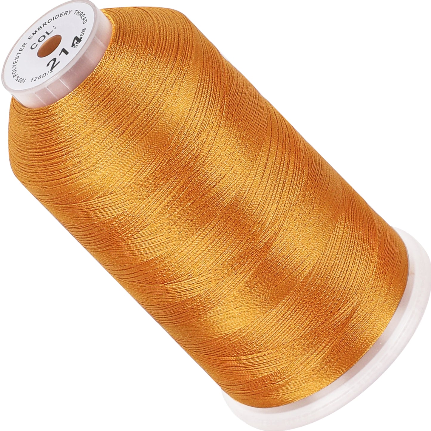 New brothread 100% Polyester with High Sheen Embroidery Thread, 5000M, 40WT(120D/2) 150+ Colors Selected for Commercial Multi Needles and Single Needle Embroidery Machine