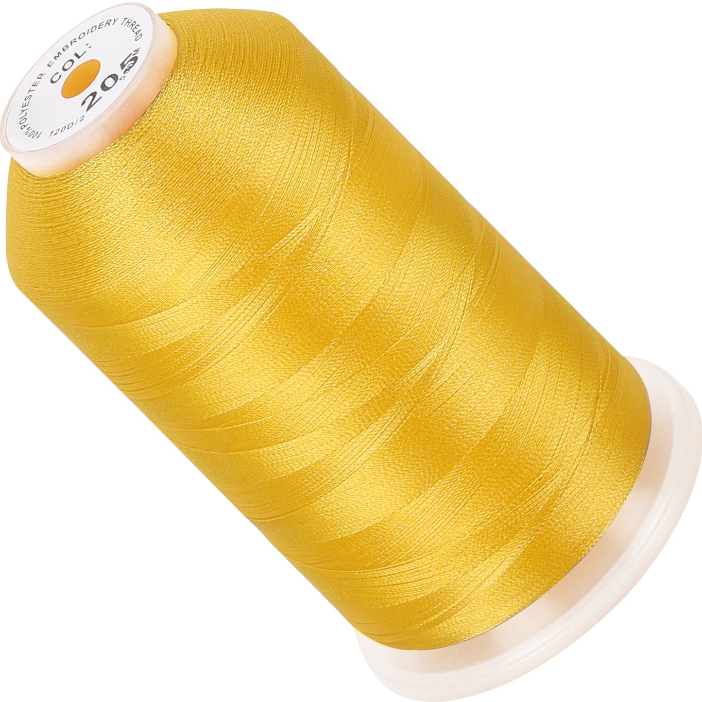 New brothread 100% Polyester with High Sheen Embroidery Thread, 5000M, 40WT(120D/2) 150+ Colors Selected for Commercial Multi Needles and Single Needle Embroidery Machine