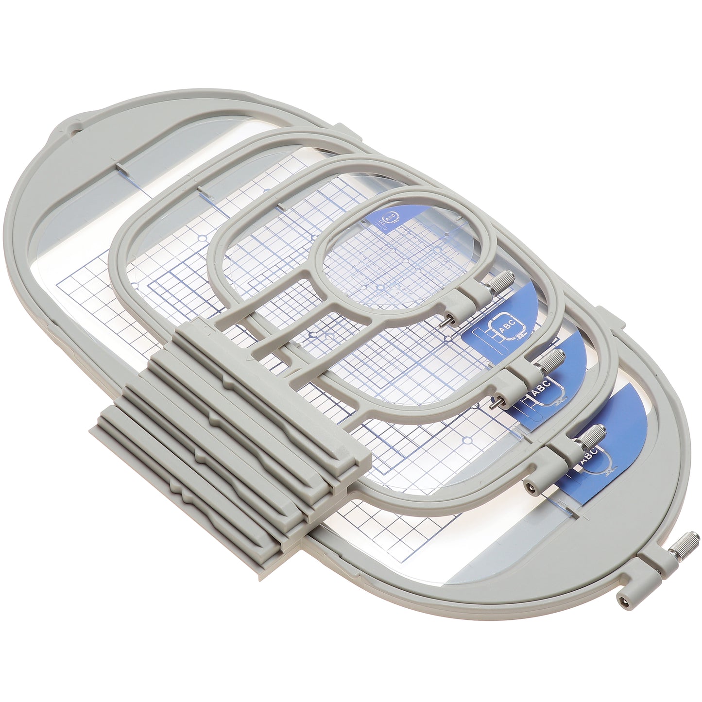 New brothread Embroidery Machine Hoop 4 in 1 Set (SA437+SA438+SA439+SA441) for Brother Innovis NQ3600D/3500D NQ1600E/1400E VE2200 4000D 1500D V7 V5 V3 VM5200/6200D BabyLock Ellegante/Aventura/Flourish