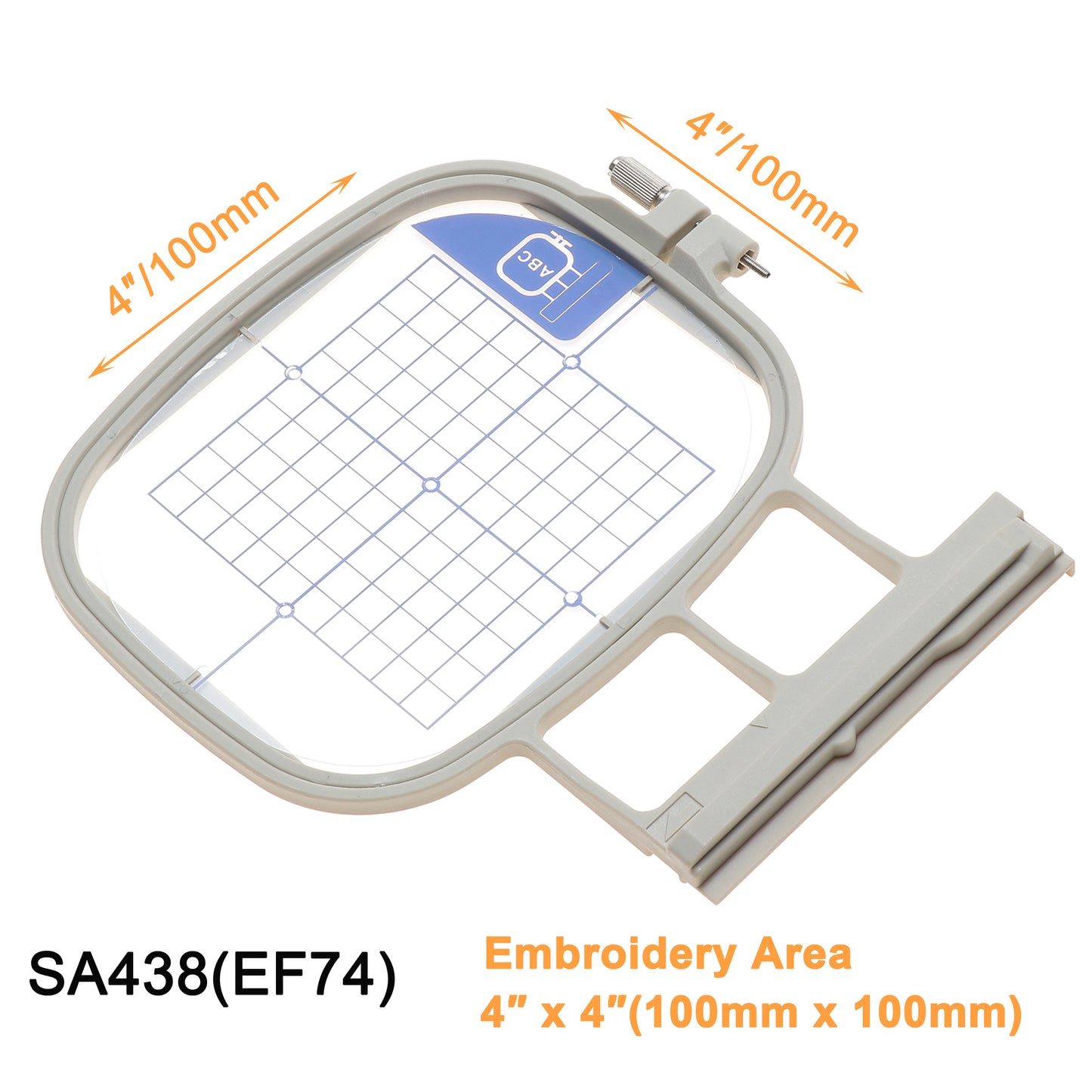 New brothread Embroidery Machine Hoop 4 in 1 Set (SA437+SA438+SA439+SA441) for Brother Innovis NQ3600D/3500D NQ1600E/1400E VE2200 4000D 1500D V7 V5 V3 VM5200/6200D BabyLock Ellegante/Aventura/Flourish