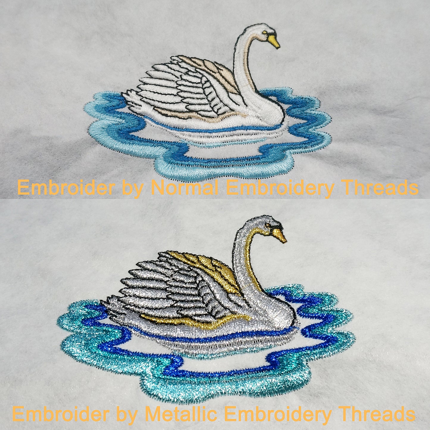 New brothread 4 Metallic Embroidery Machine Thread Kit 500M (550Y) Each Spool for Computerized Embroidery and Decorative Sewing