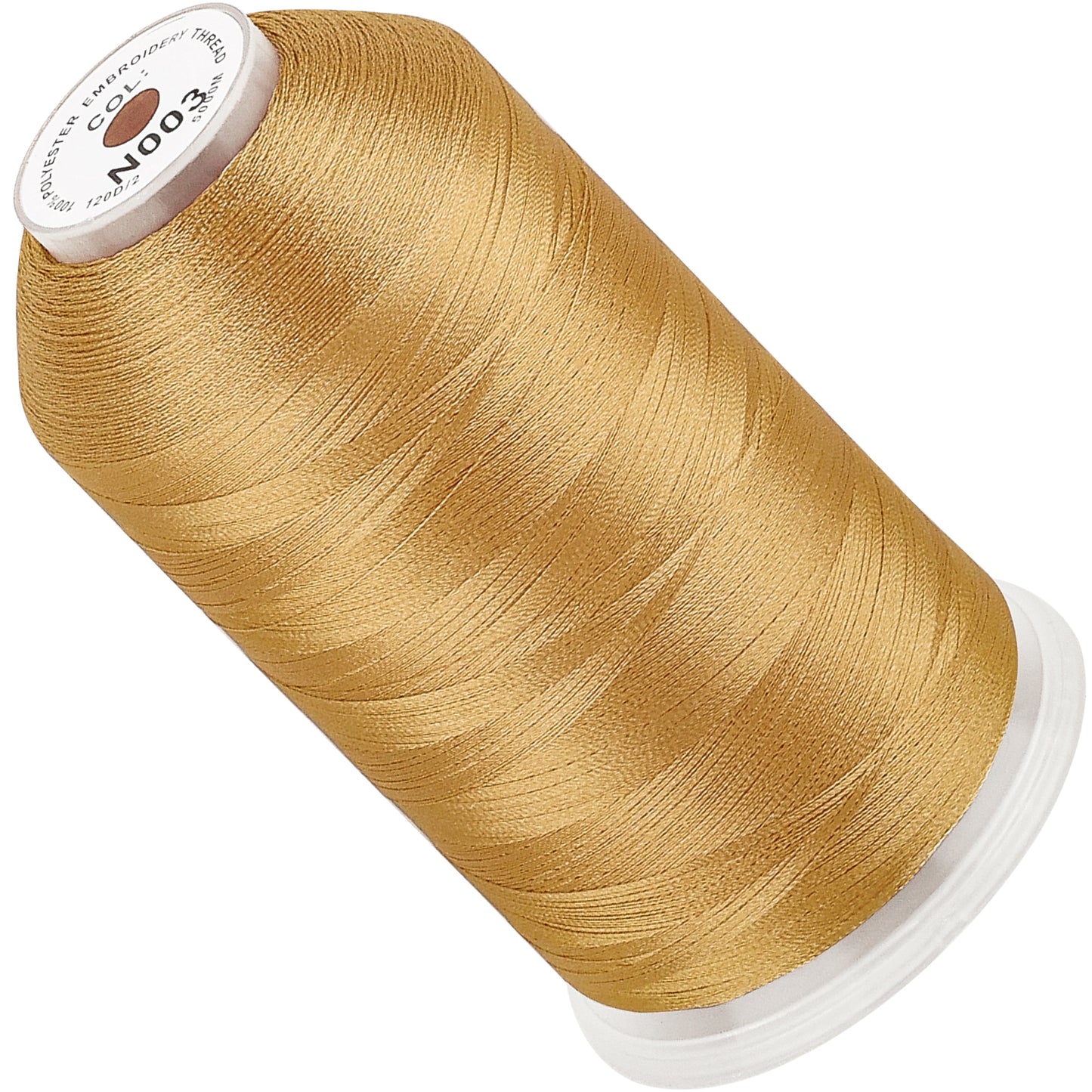 New brothread 100% Polyester with High Sheen Embroidery Thread, 5000M, 40WT(120D/2) 150+ Colors Selected for Commercial Multi Needles and Single Needle Embroidery Machine