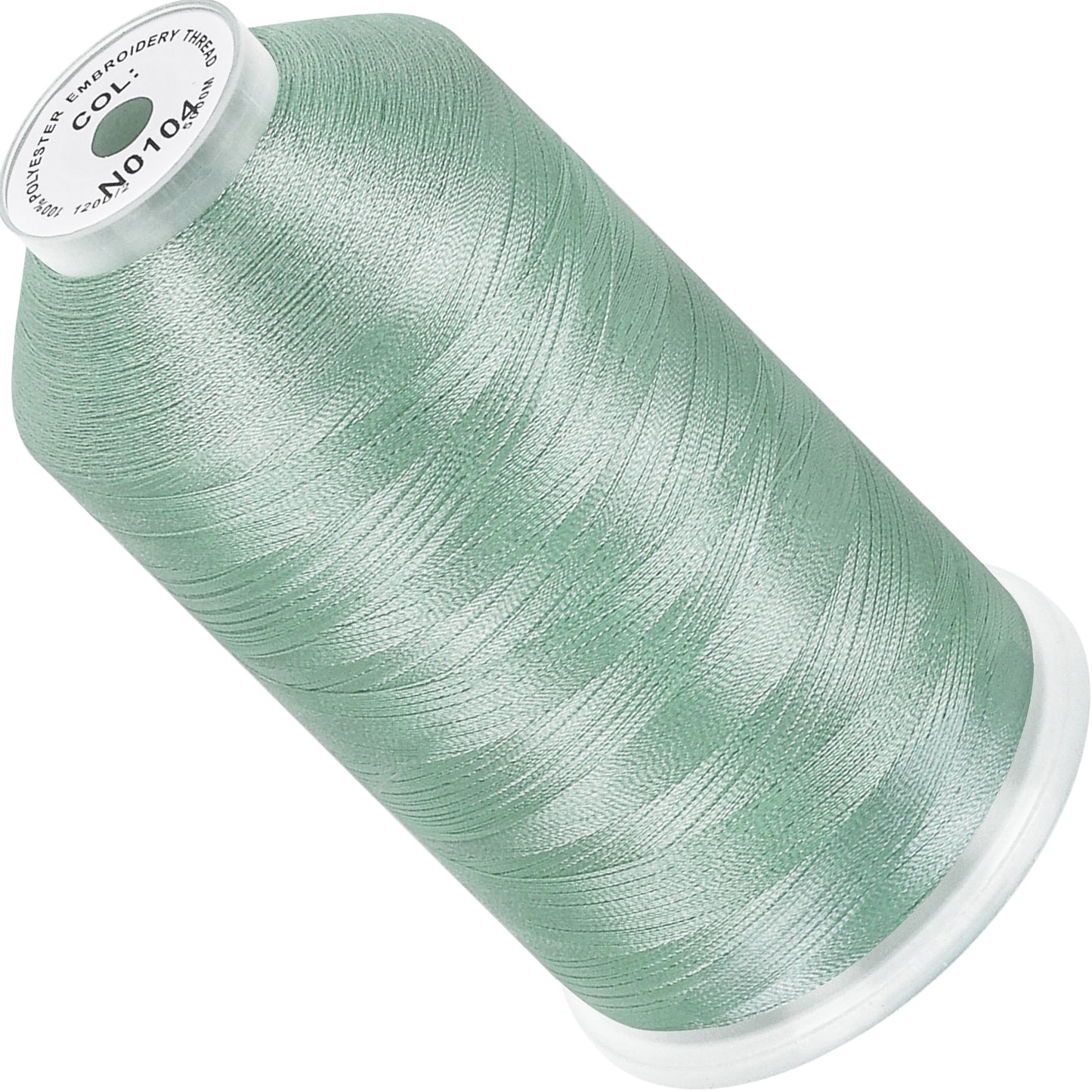 New brothread 100% Polyester with High Sheen Embroidery Thread, 5000M, 40WT(120D/2) 150+ Colors Selected for Commercial Multi Needles and Single Needle Embroidery Machine