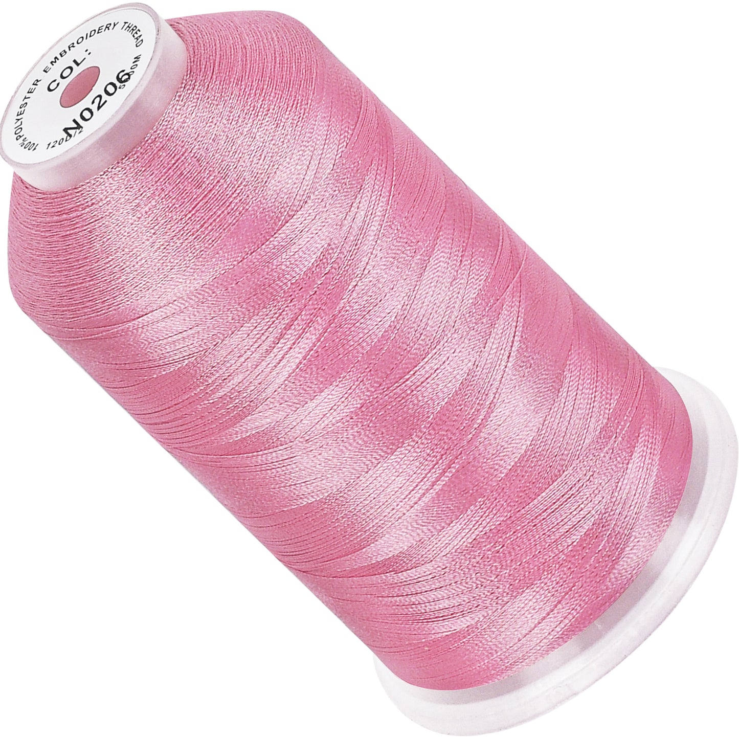 New brothread 100% Polyester with High Sheen Embroidery Thread, 5000M, 40WT(120D/2) 150+ Colors Selected for Commercial Multi Needles and Single Needle Embroidery Machine