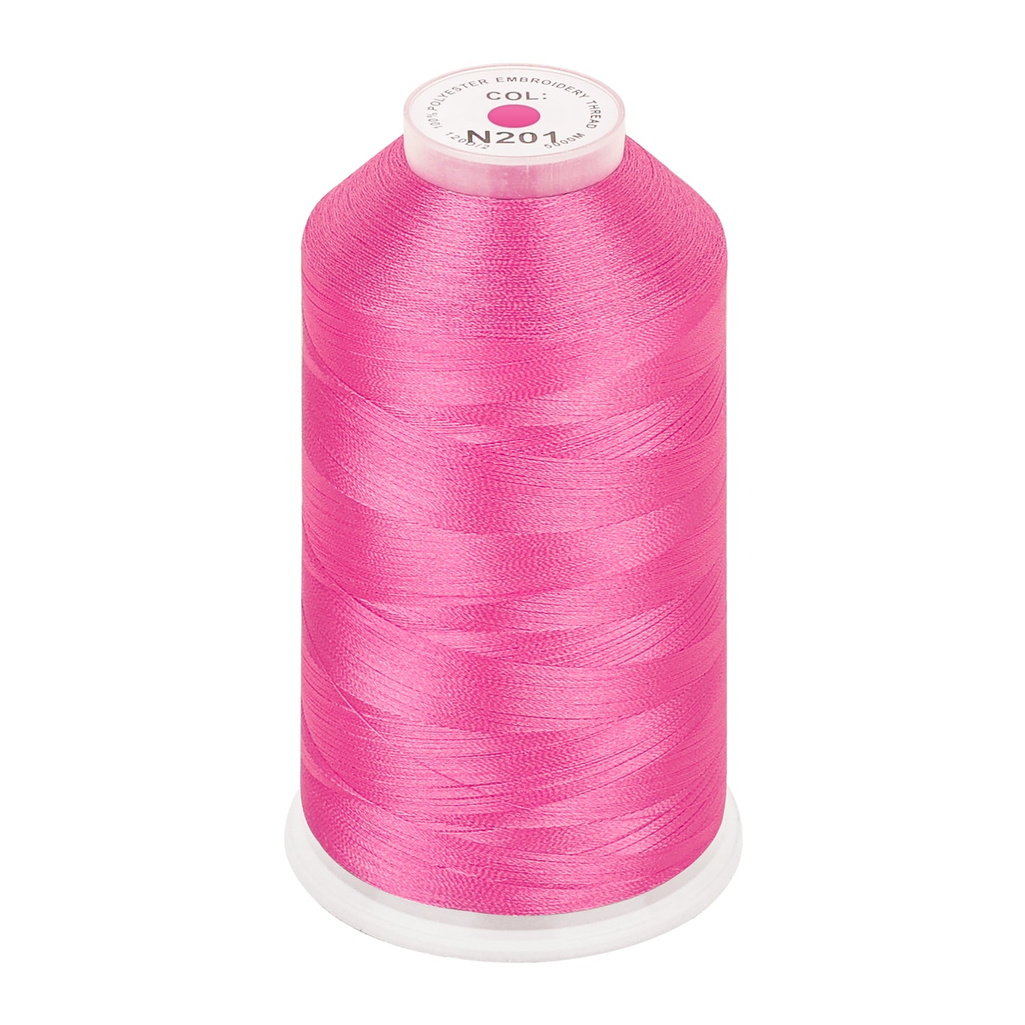 New brothread 100% Polyester with High Sheen Embroidery Thread, 5000M, 40WT(120D/2) 150+ Colors Selected for Commercial Multi Needles and Single Needle Embroidery Machine