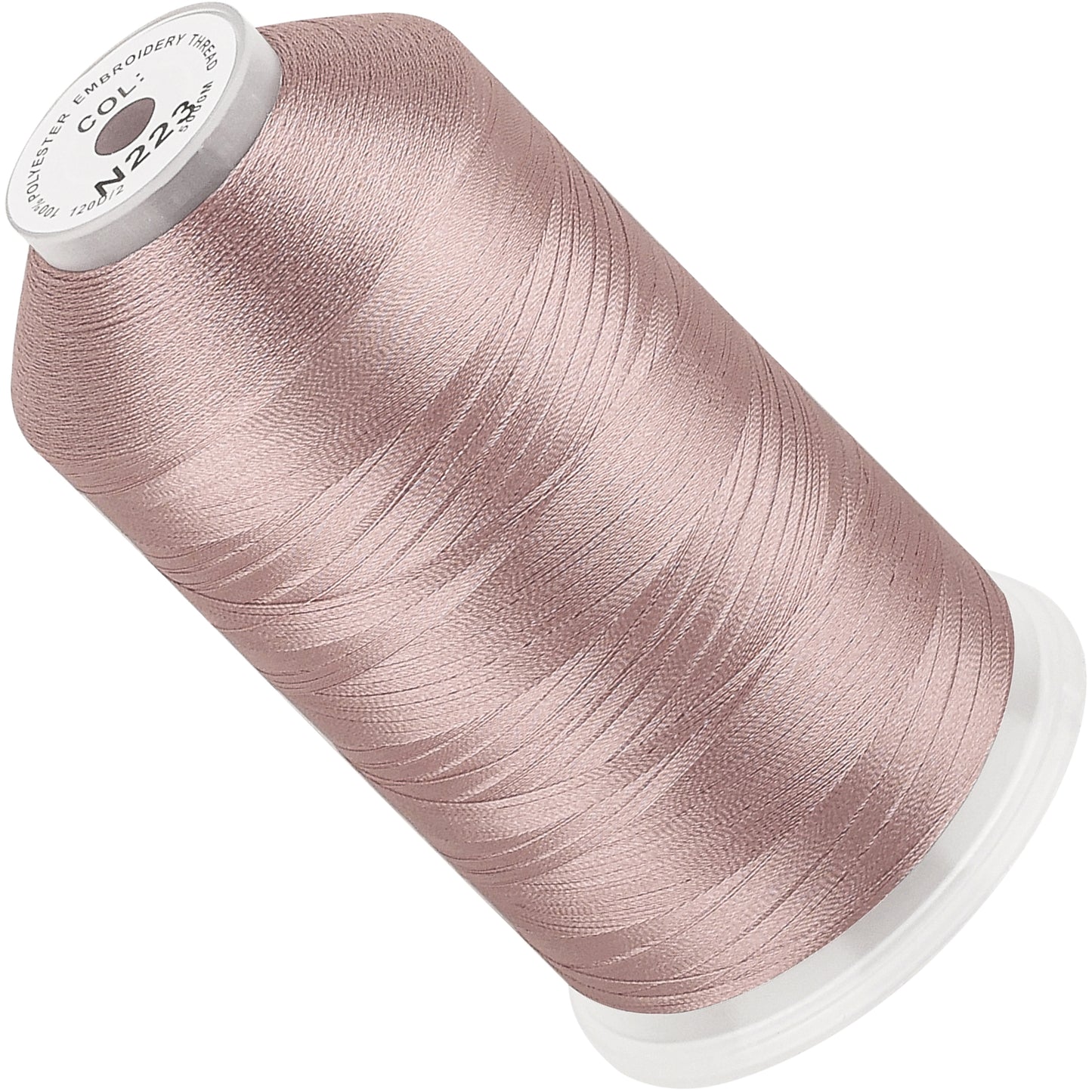 New brothread 100% Polyester with High Sheen Embroidery Thread, 5000M, 40WT(120D/2) 150+ Colors Selected for Commercial Multi Needles and Single Needle Embroidery Machine