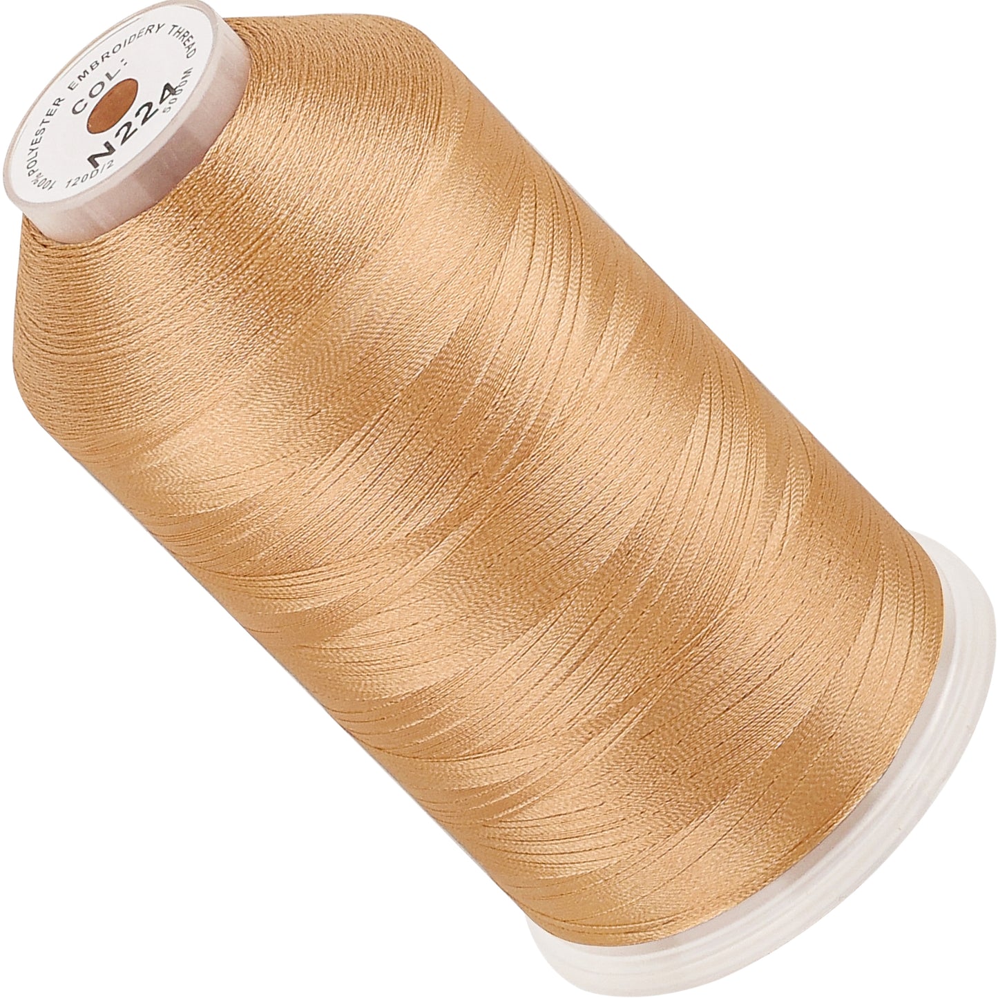 New brothread 100% Polyester with High Sheen Embroidery Thread, 5000M, 40WT(120D/2) 150+ Colors Selected for Commercial Multi Needles and Single Needle Embroidery Machine