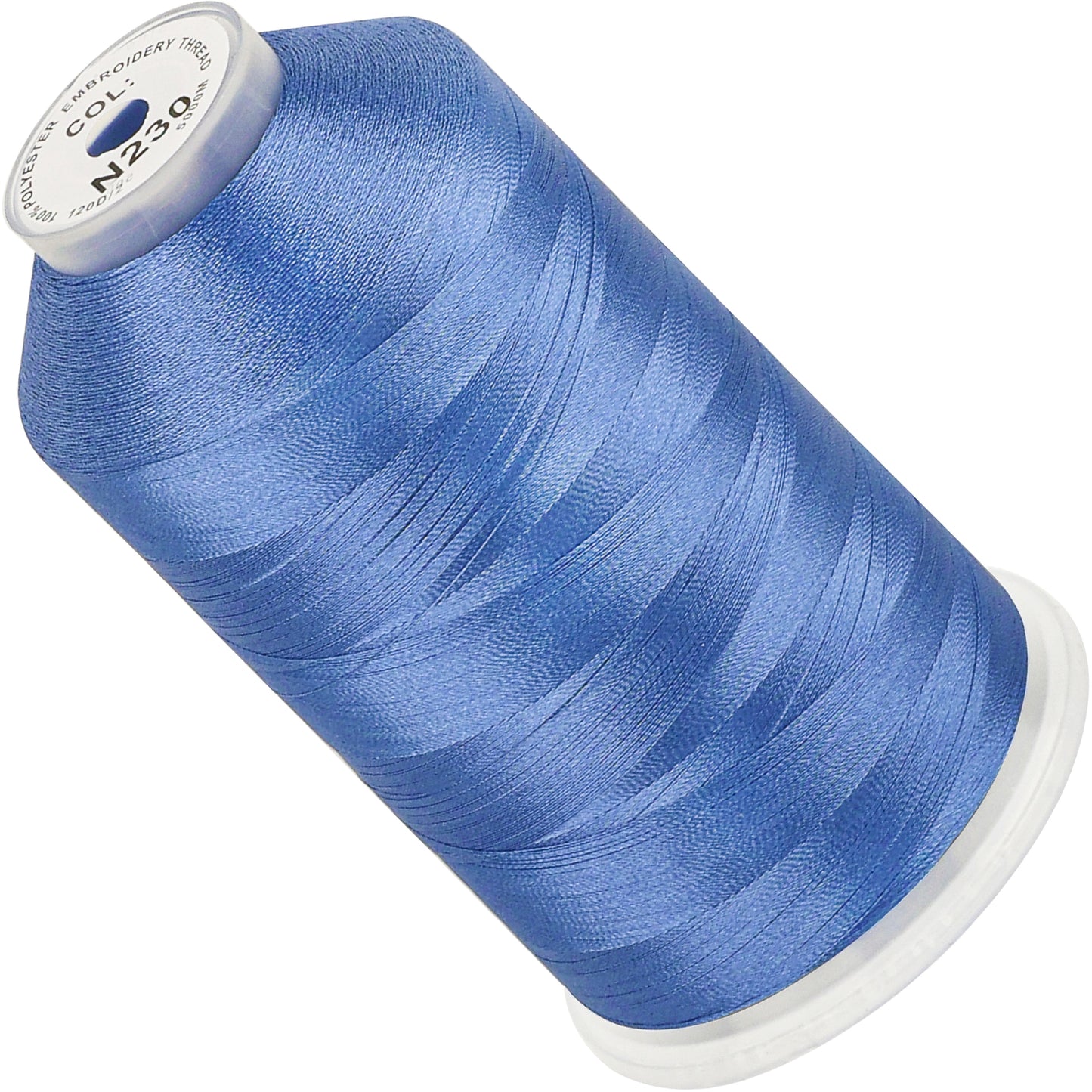 New brothread 100% Polyester with High Sheen Embroidery Thread, 5000M, 40WT(120D/2) 150+ Colors Selected for Commercial Multi Needles and Single Needle Embroidery Machine