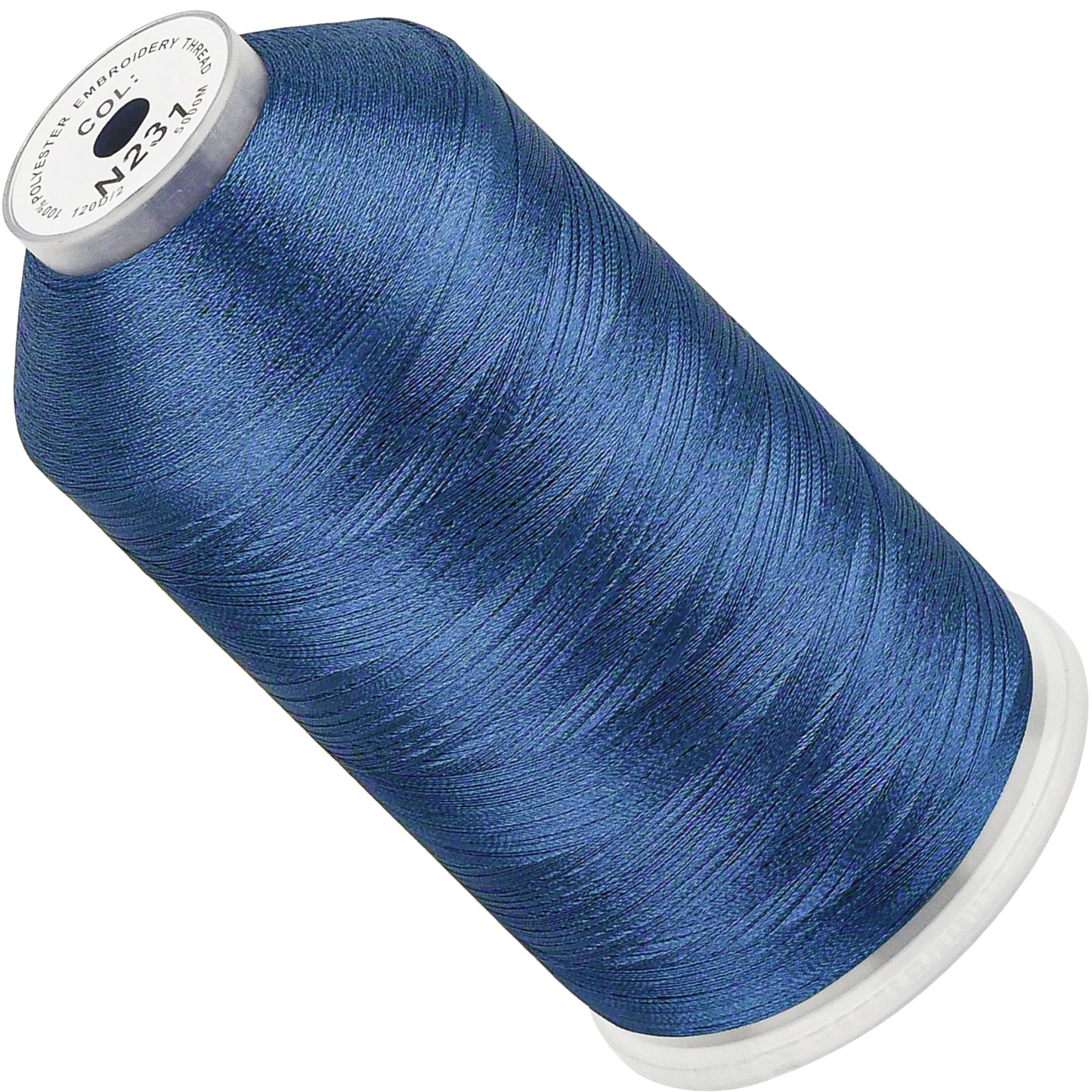 New brothread 100% Polyester with High Sheen Embroidery Thread, 5000M, 40WT(120D/2) 150+ Colors Selected for Commercial Multi Needles and Single Needle Embroidery Machine