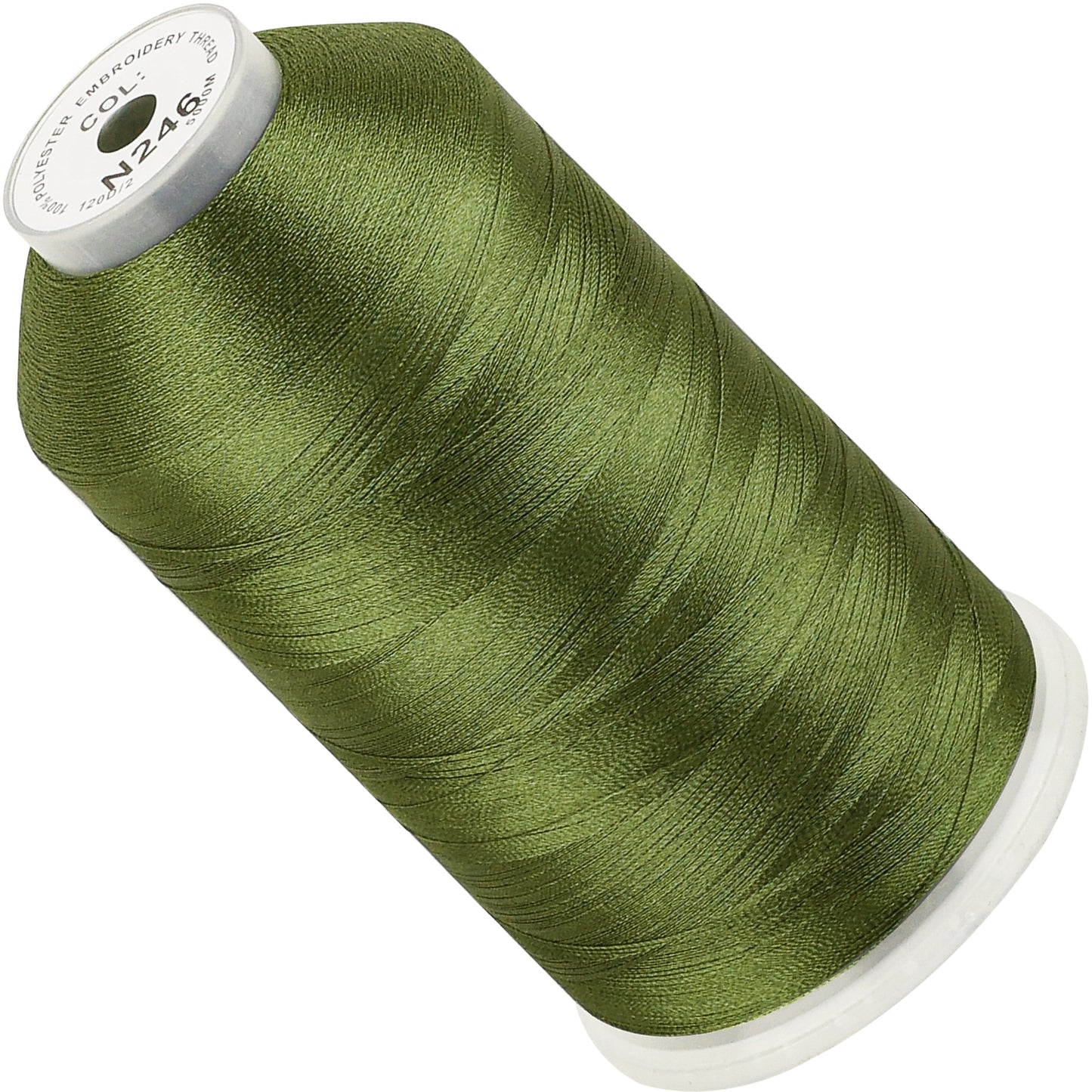 New brothread 100% Polyester with High Sheen Embroidery Thread, 5000M, 40WT(120D/2) 150+ Colors Selected for Commercial Multi Needles and Single Needle Embroidery Machine