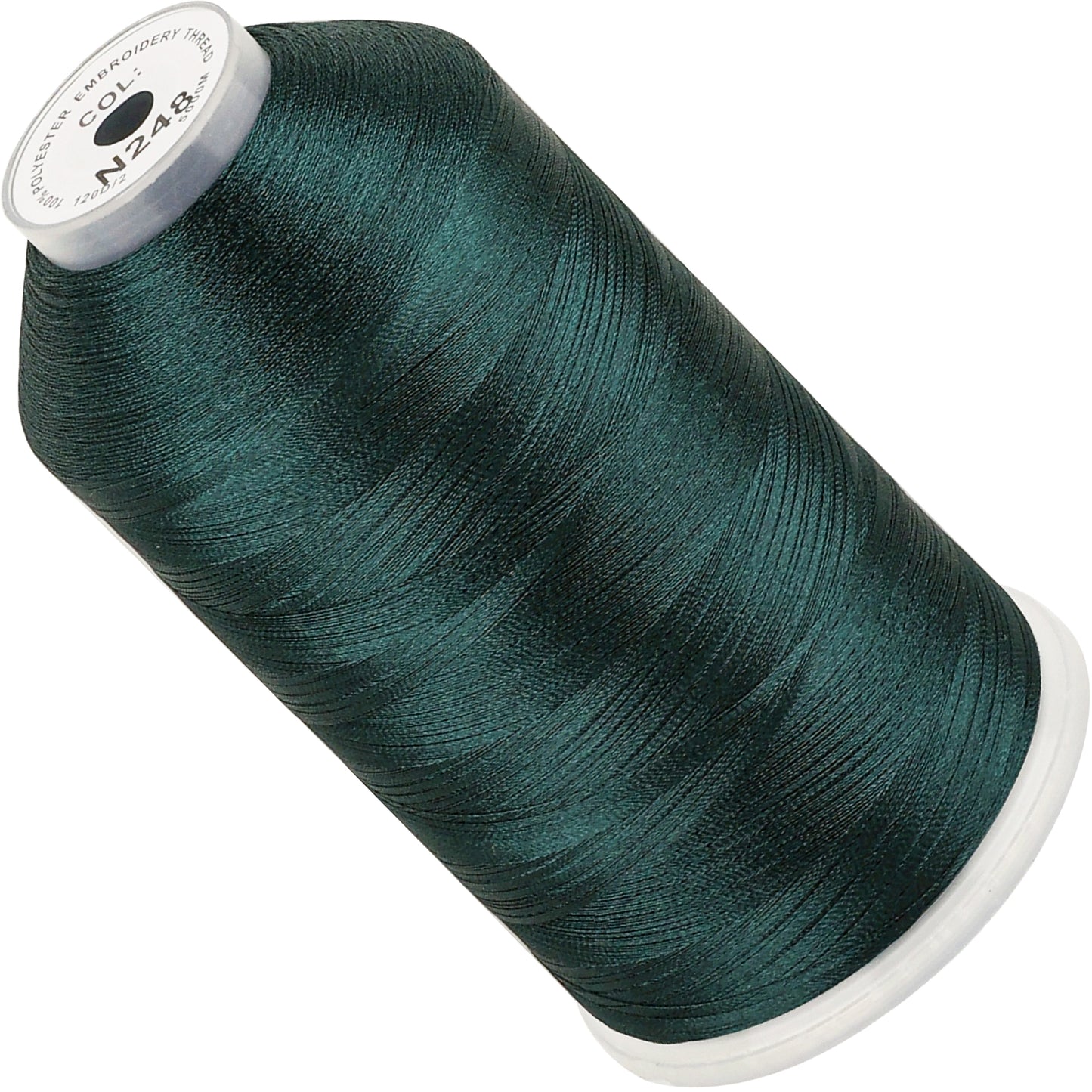 New brothread 100% Polyester with High Sheen Embroidery Thread, 5000M, 40WT(120D/2) 150+ Colors Selected for Commercial Multi Needles and Single Needle Embroidery Machine