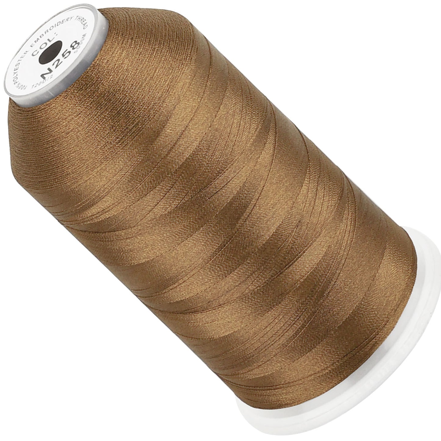 New brothread 100% Polyester with High Sheen Embroidery Thread, 5000M, 40WT(120D/2) 150+ Colors Selected for Commercial Multi Needles and Single Needle Embroidery Machine