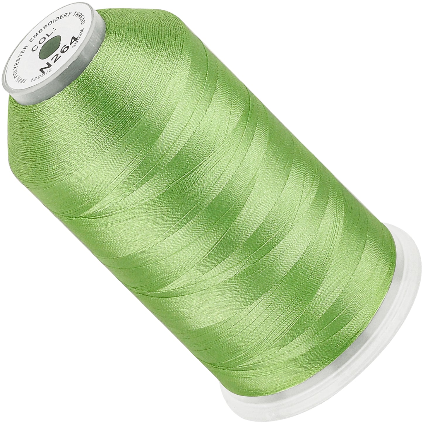 New brothread 100% Polyester with High Sheen Embroidery Thread, 5000M, 40WT(120D/2) 150+ Colors Selected for Commercial Multi Needles and Single Needle Embroidery Machine