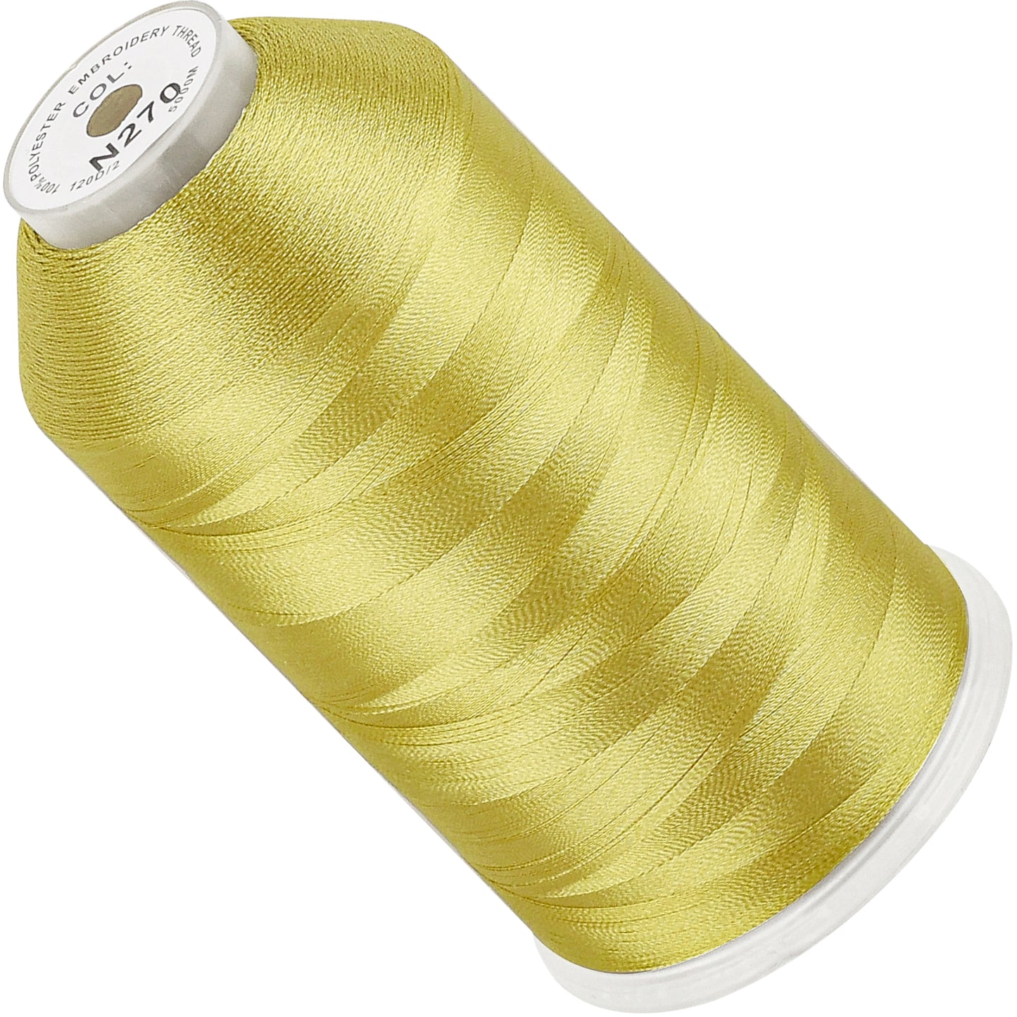 New brothread 100% Polyester with High Sheen Embroidery Thread, 5000M, 40WT(120D/2) 150+ Colors Selected for Commercial Multi Needles and Single Needle Embroidery Machine