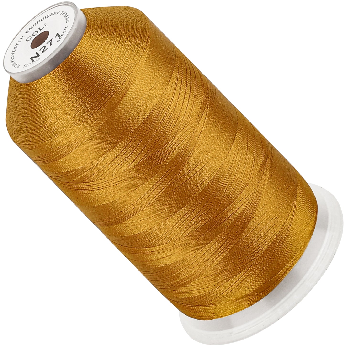 New brothread 100% Polyester with High Sheen Embroidery Thread, 5000M, 40WT(120D/2) 150+ Colors Selected for Commercial Multi Needles and Single Needle Embroidery Machine