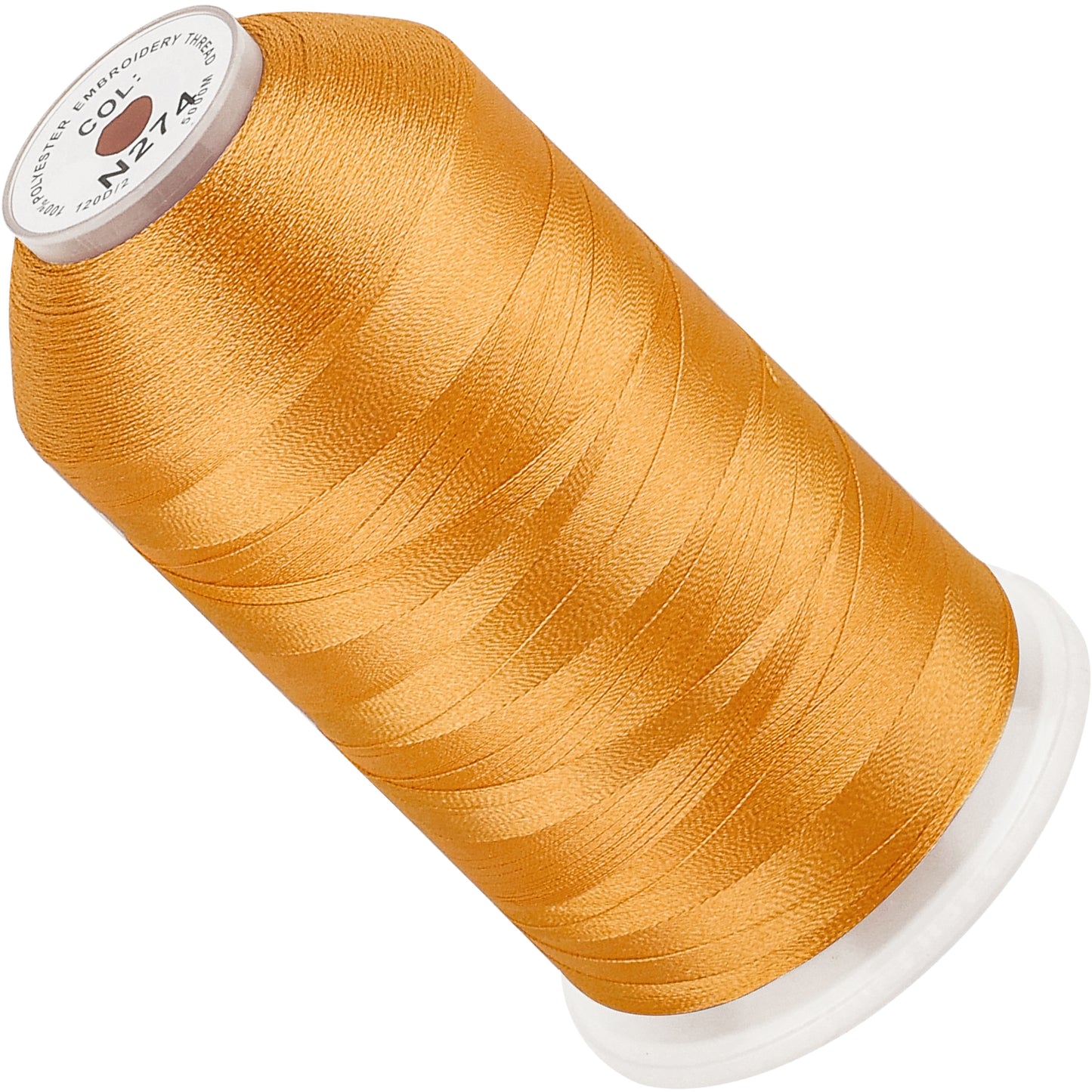 New brothread 100% Polyester with High Sheen Embroidery Thread, 5000M, 40WT(120D/2) 150+ Colors Selected for Commercial Multi Needles and Single Needle Embroidery Machine