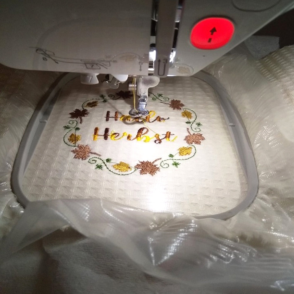 New brothread Light Weight Clear Wash Away - Water Soluble Embroidery Topping Film