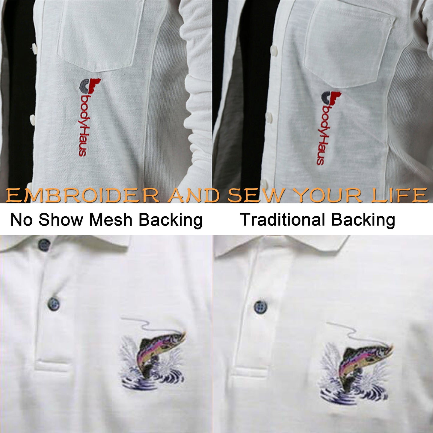 New brothread No Show Mesh Machine Embroidery Stabilizer Backing - Light Weight 1.8 oz
