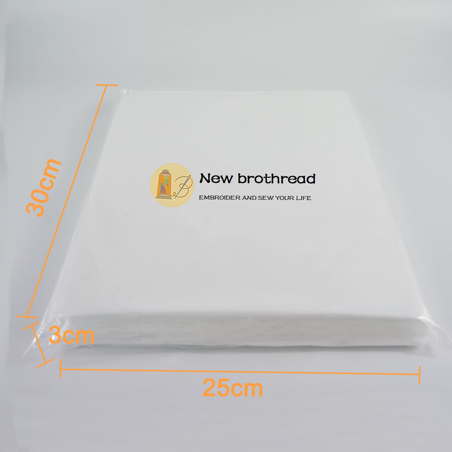 New brothread No Show Mesh Machine Embroidery Stabilizer Backing - Light Weight 1.8 oz