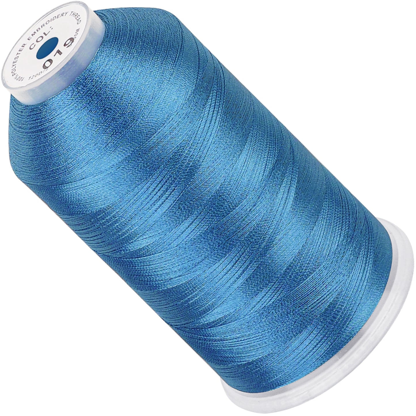 New brothread 100% Polyester with High Sheen Embroidery Thread, 5000M, 40WT(120D/2) 150+ Colors Selected for Commercial Multi Needles and Single Needle Embroidery Machine