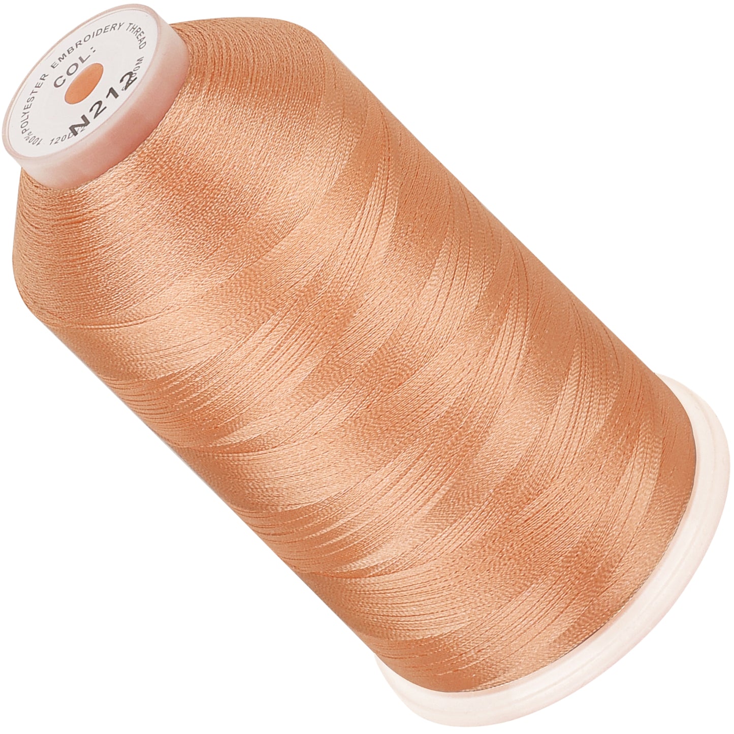 New brothread 100% Polyester with High Sheen Embroidery Thread, 5000M, 40WT(120D/2) 150+ Colors Selected for Commercial Multi Needles and Single Needle Embroidery Machine