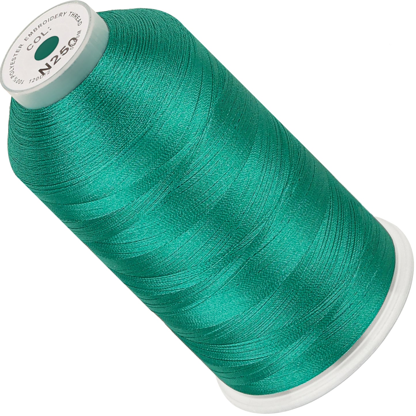 New brothread 100% Polyester with High Sheen Embroidery Thread, 5000M, 40WT(120D/2) 150+ Colors Selected for Commercial Multi Needles and Single Needle Embroidery Machine