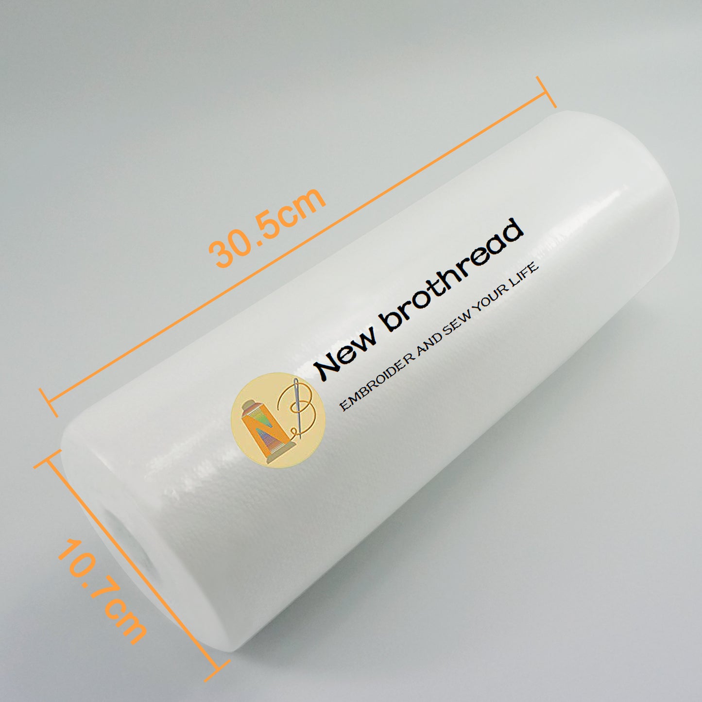 New brothread No Show Mesh Machine Embroidery Stabilizer Backing - Light Weight 1.8 oz