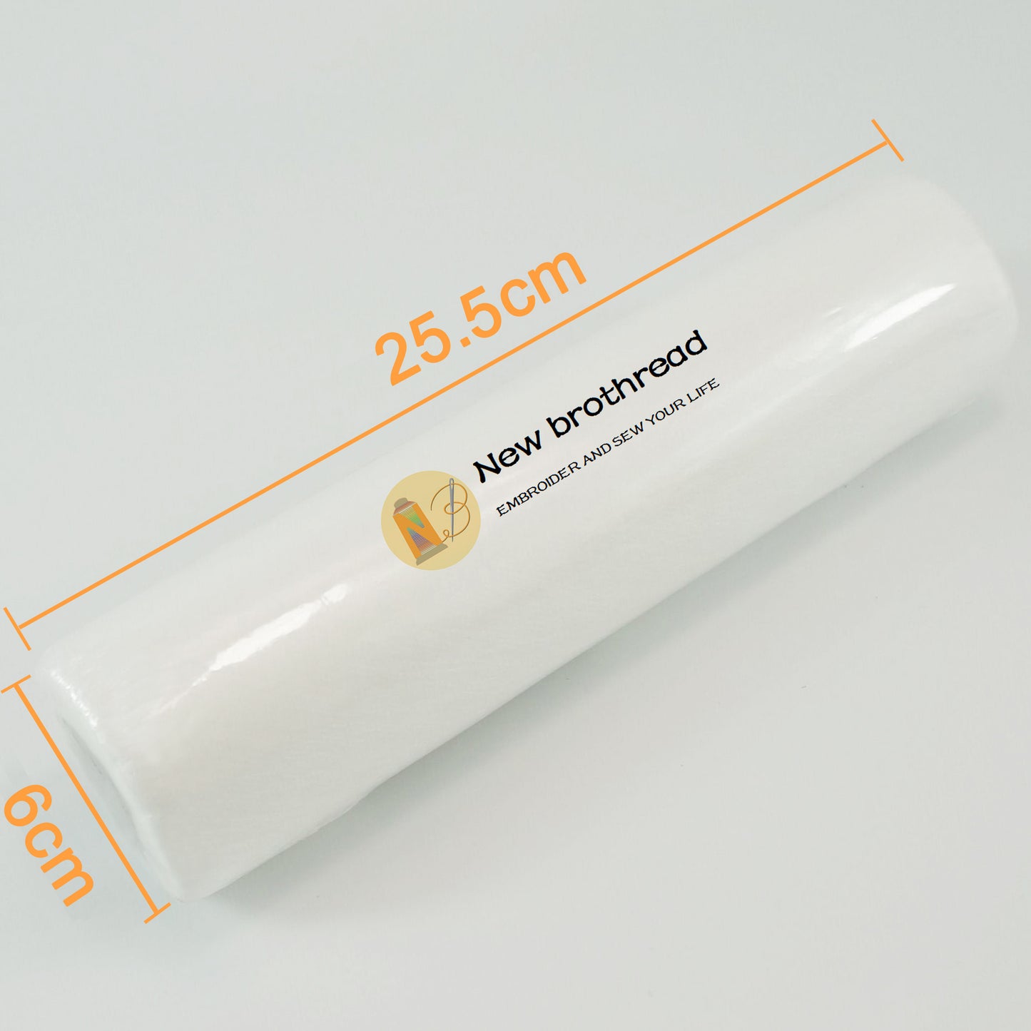 New brothread Wash Away - Water Soluble Machine Embroidery Stabilizer Backing & Topping