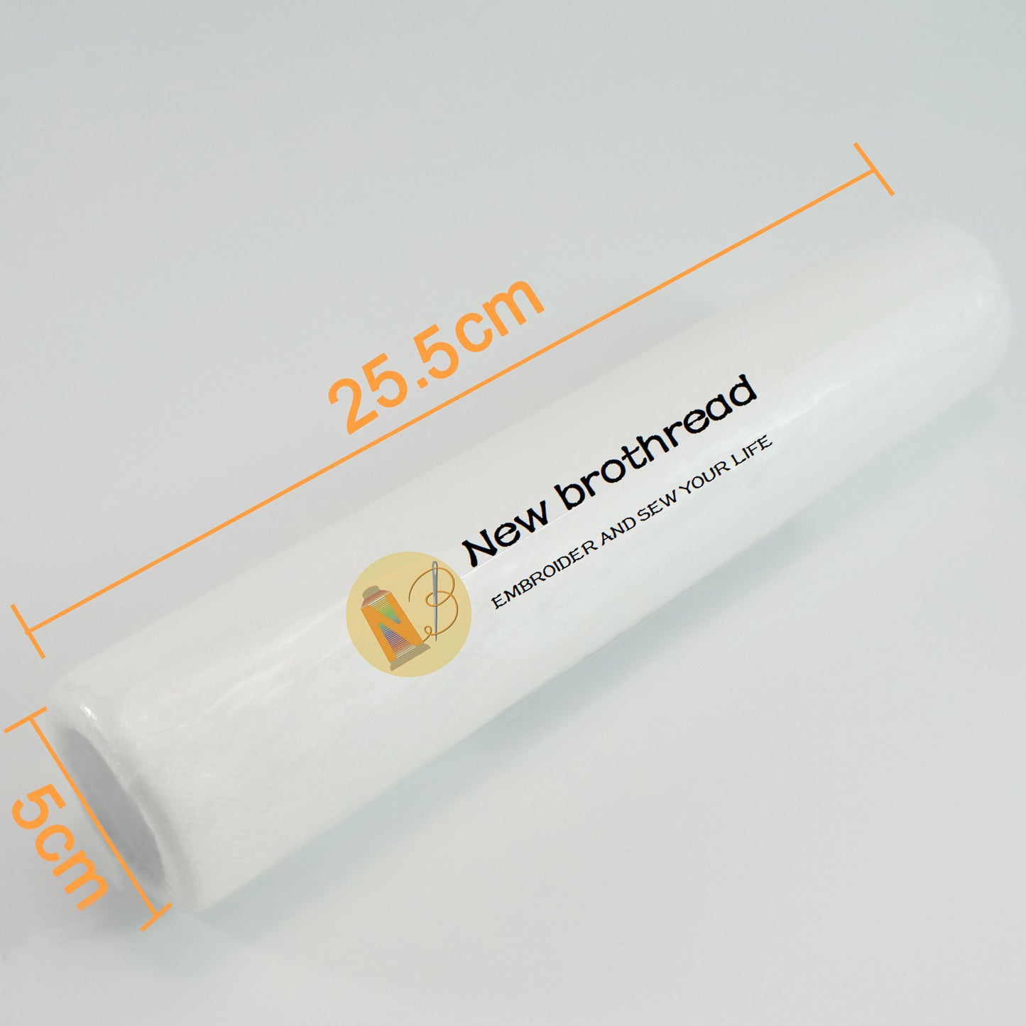New brothread Wash Away - Water Soluble Machine Embroidery Stabilizer Backing & Topping