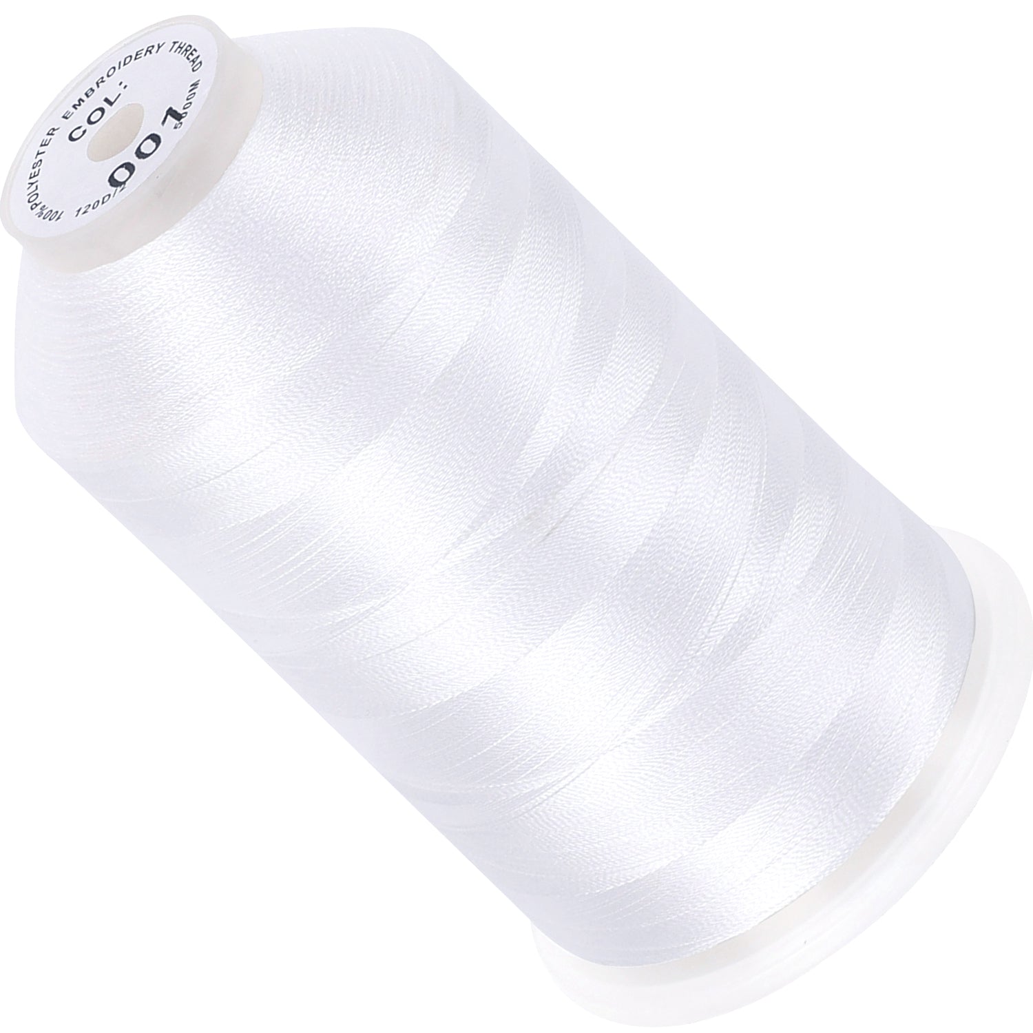 Machine Embroidery Thread - 220 Colors - Antique White - 1000