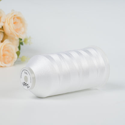 New Brothread 155+ Colors 40WT Polyester Embroidery Machine Thread | 5000M per Spool | Compatible with Brother & Variegated Colors for Commercial/Home Use