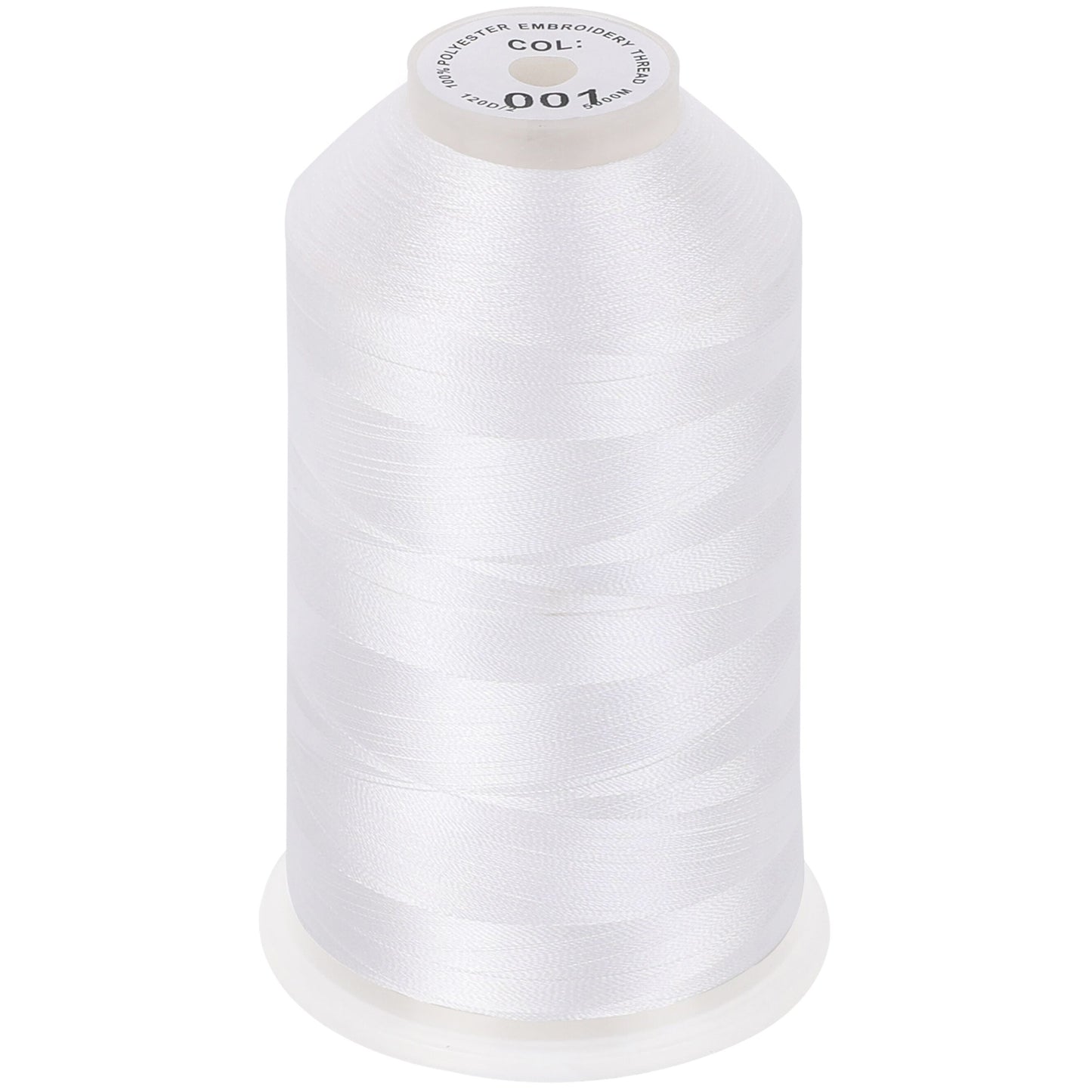 New brothread 100% Polyester with High Sheen Embroidery Thread, 5000M, 40WT(120D/2) 150+ Colors Selected for Commercial Multi Needles and Single Needle Embroidery Machine