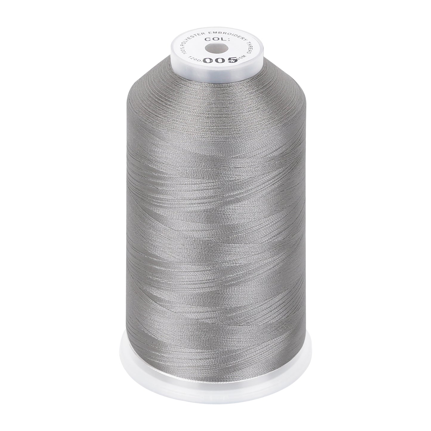 New brothread 100% Polyester with High Sheen Embroidery Thread, 5000M, 40WT(120D/2) 150+ Colors Selected for Commercial Multi Needles and Single Needle Embroidery Machine